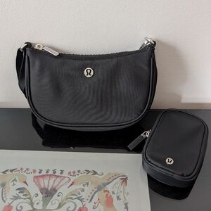 ✨Bundle (2)✨ Lululemon City Essentials Mini Shoulder Bag, Clippable Nano Pouch